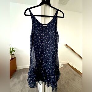 Abercrombie and Fitch Floral dress-Navy